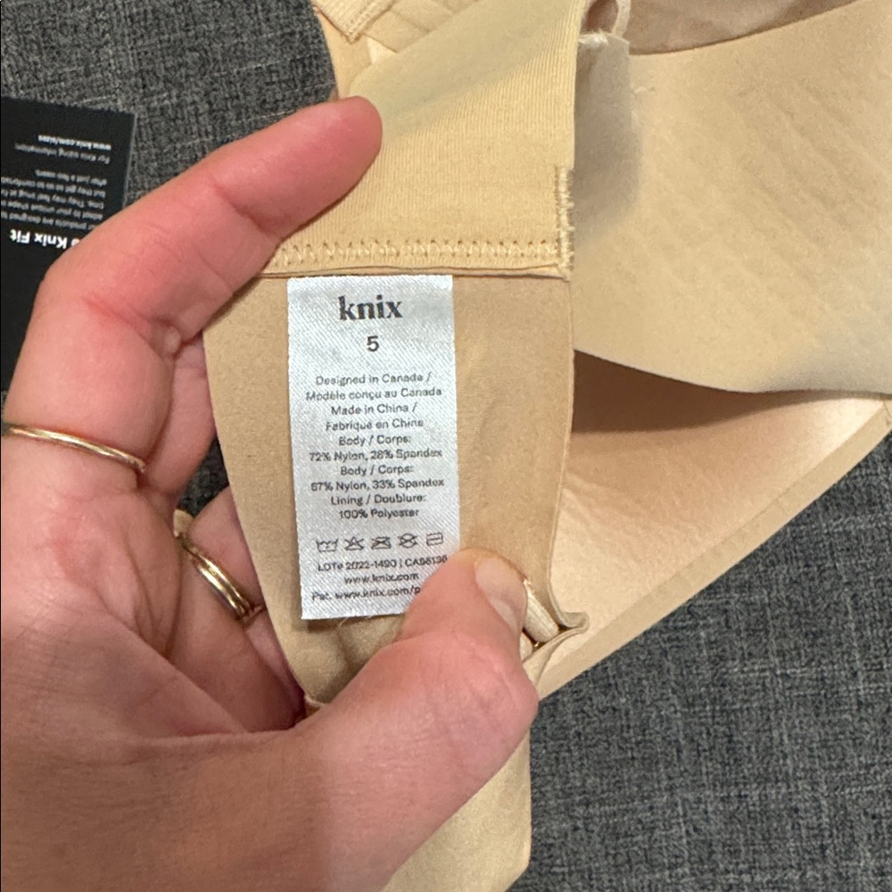 Knix WingWoman Contour Bra Wireless T-Shirt Bra Warm Sand Size 5 (36C-38C) - Picture 8 of 8